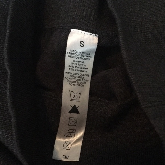 WORN 1X, Womens High Waist Workout Seamless Leggings, charcoal‎ grey, S - Picture 7 of 11